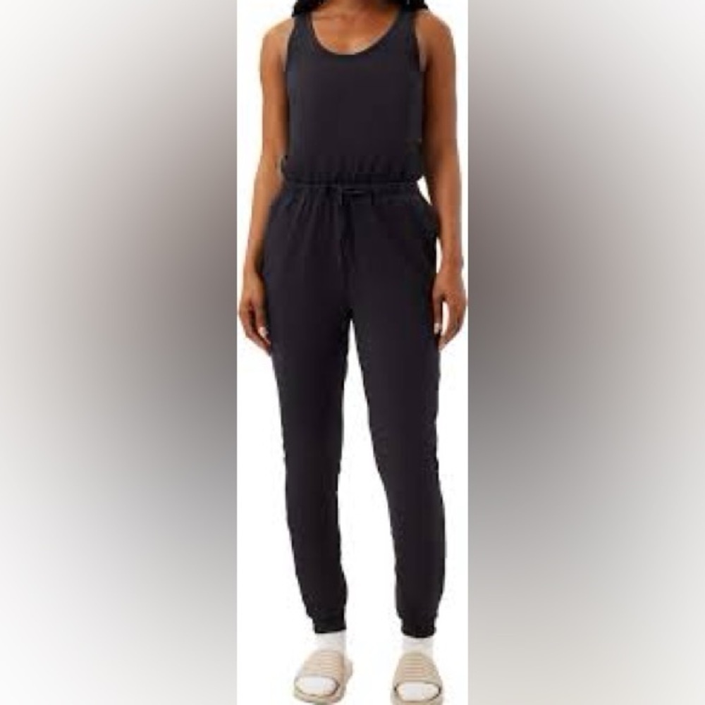 Girlfriend Collective ReSet Scoop Neck Jumpsuit Sz L